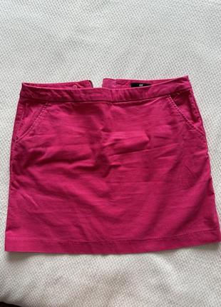 Яркая вельветовая юбка h&amp;m5 фото