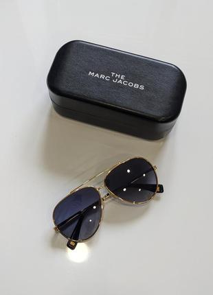 Солнцезащитные очки авиатор от marc jacobs, марк джейкобс, оригинал