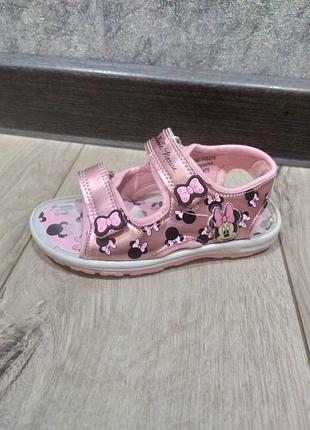 Босоніжки сандалі primark disney minnie для дівчинки