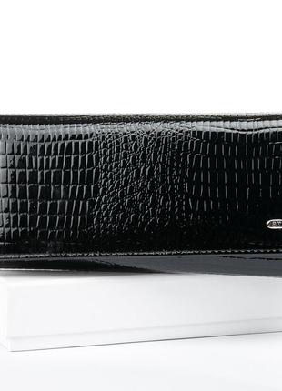 Кошелек лаковый кожаный sergio triretti в коробке