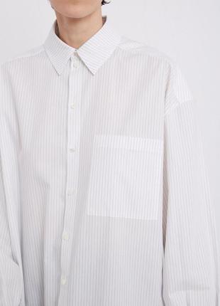 Gauchere pinstripes oversized shirt женская рубашка оверсайз1 фото