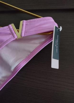 Купальник женский розовый раздельный бренд victoria's secret l,g8 фото