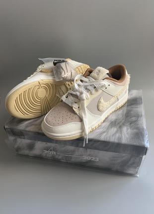 Кроссовки nike dunk low year of the rabbit fossil stone4 фото