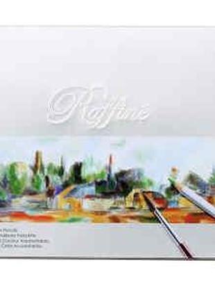 Акварельні олівці marco raffine 36 кольорів в метал. кейсі