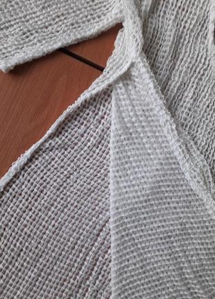 Пляжная накидка, туника с сетчатым плетением.2 фото