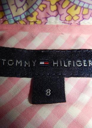 Легкая блуза tommy hilfiger p.s(8) 100% хлопок7 фото
