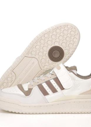 Женские кроссовки adidas forum beige brown 38-39-401 фото