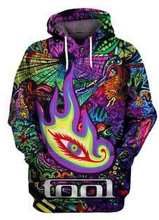 От бренда zootop bear объемная яркая толстовка,худи, кенгуру унисекс с капюшоном с 3dпринтом