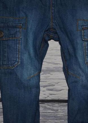 9 - 12 месяцев 80 см обалденный джинсовый комбинезон стильным деткам мазекеа mothercare7 фото