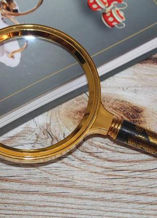 Ручна лупа збільшувальне скло magnifier 90mm (1167)