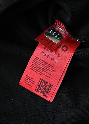 Мужская чёрная футболка поло hugo boss оригинал чорна чоловіча поло футболка hugo boss4 фото