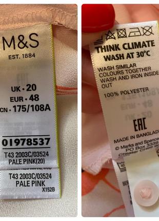 Новая блуза в цветочный принт m&amp;s5 фото