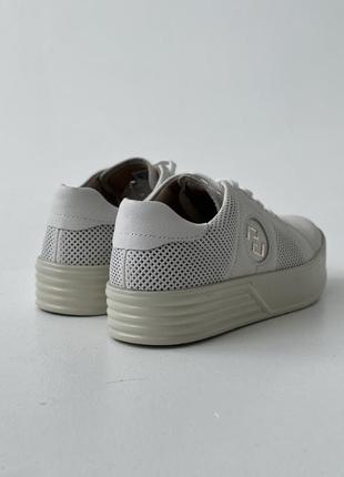 Шкіряні жіночі кеди pegada(212462-01 white) виробник бразилія