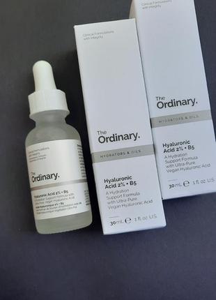 Сироватка для глибокого зволоження шкіри the ordinary hyaluronic acid 2% + b51 фото