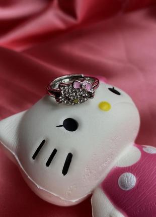 Кольцо hello kitty