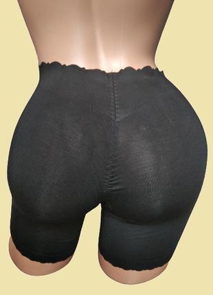 Женские трусы шортики панталоны с коррекцией черный 48\50 3364 фото