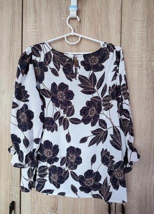 Легенька віскозна блузочка блузка блуза розмір 48-50-523 фото