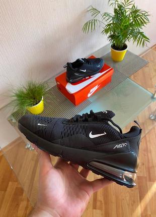 Кросівки чоловічі nike air max 270 (чорні) на літо