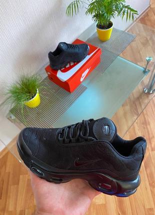 Мужские кроссовки nike air max tn black (черные)