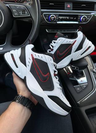 Чоловічі кросівки nike air monarch iv white black red