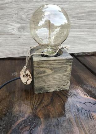 Светильник made wood бра ночник настольная hand made лампа настольная деревянный стильный актуальный тренд5 фото