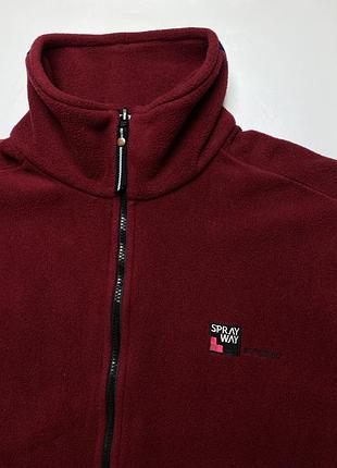 Флисовая кофта шерпа sprayway windstopper polartec