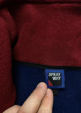 Флисовая кофта шерпа sprayway windstopper polartec