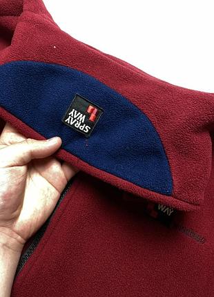 Флисовая кофта шерпа sprayway windstopper polartec