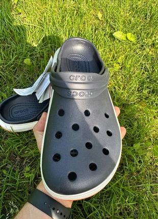 Кроксы crocs full force синие сабо / шлепанцы