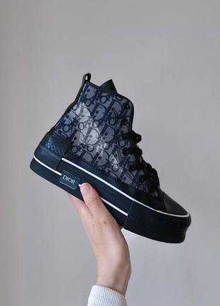 Converse x cr.dior logo масивні жіночі кеди конверс на високій платформі чорні весна літо женские черные кеды на высокой подошве скидка знижка