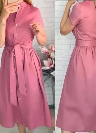 Літнє плаття максі за типом халат з котону норма і батал3 фото