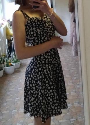 Мила сукня у квіточку з блузою💕 блуза+сукня4 фото