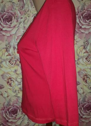 Красная кофта со шнуровкой на груди2 фото