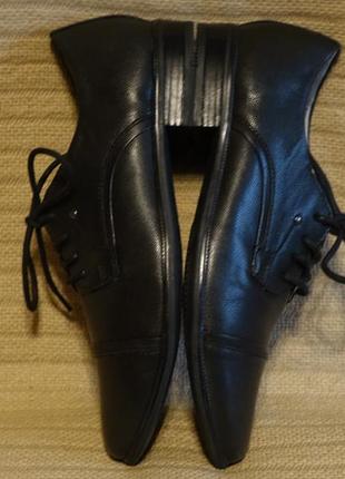 Формальные черные кожаные туфли lasocki young teddy польша 33 р.8 фото