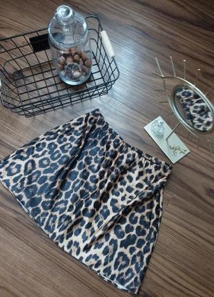 Юбка юбка леопард3 фото