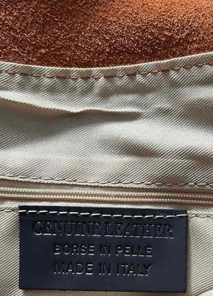 Оригинал.фирменная,стильная,итальянская сумка genuine leather7 фото