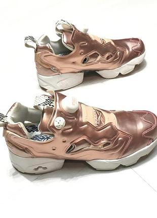 Instapump fury rose gold reebok