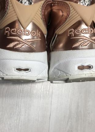 Instapump fury rose gold reebok шикарные женские кроссовки типа nike balenciaga8 фото