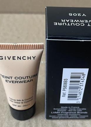 Givenchy teint couture everwear spf20 тональный крем y205, 5ml3 фото
