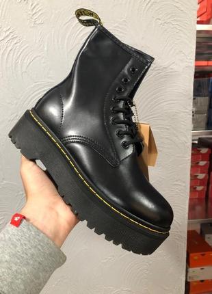 Шикарные женские осенние ботинки dr. martens 1460 jadon5 фото