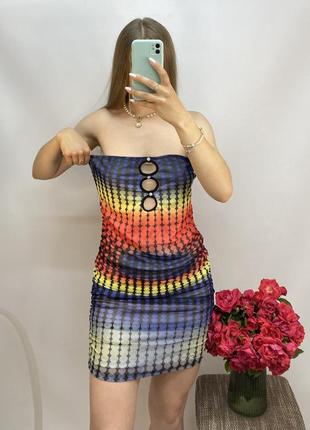 Shein актуальное мини платье сеточка сарафан платье сетка8 фото