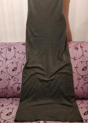 Платье сарафан длинный трикотажный (поб- 48 см+)  934 фото