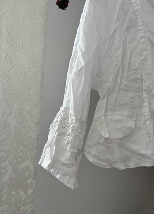 Белый льняной пиджак жакет asos2 фото
