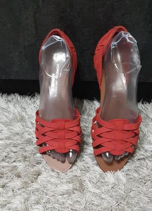 Босоножки dorothy perkins нат.нубук р.38(5).3 фото