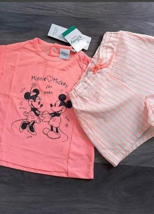 Disney комплект minnie &amp;mickey mouse