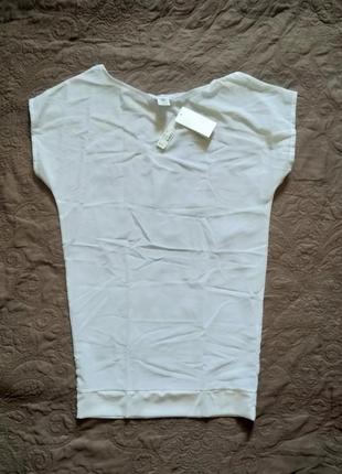 Новое быстросохнущее платье pain de sucre франция белое пляжное платье туника3 фото