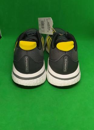 Кроссовки для бега adidas supernova grey yellow (gy8315) оригинал5 фото