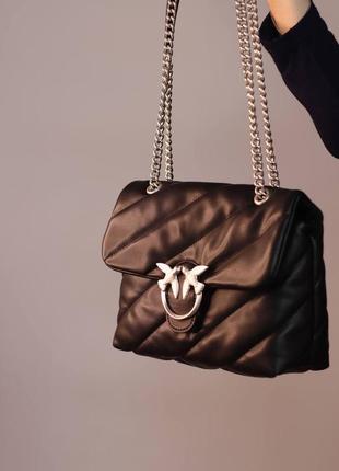 Жіноча класична чорна сумка