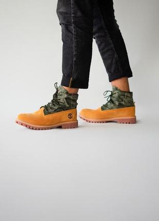 Timberland military. мужские стильные осенние ботинки тимберленд, демисезон7 фото