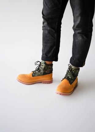 Timberland military. чоловічі стильні осінні черевики тімберленд, демисезон